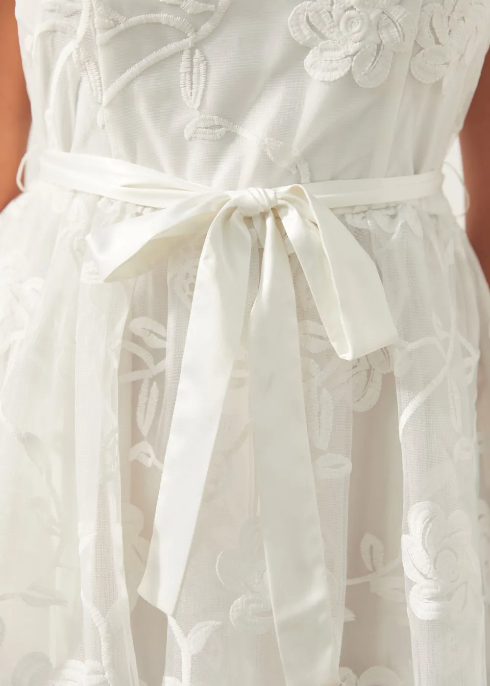 The Lacey Lou Dress Ivory Clearance