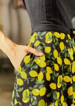 BTC The ade Stand Stunner Dress Lemon Hot