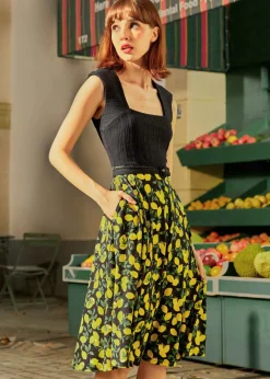 BTC The ade Stand Stunner Dress Lemon Hot