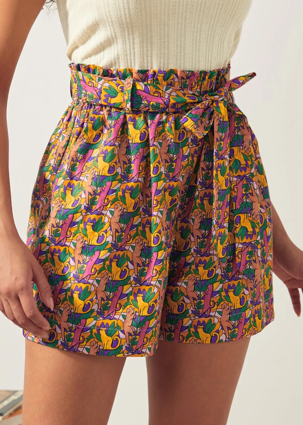 The Sash Thing Shorts Strike a Paws New