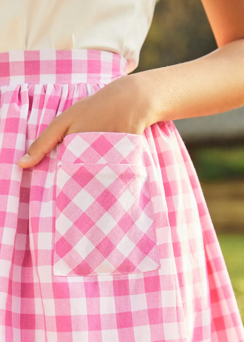 BTC The Songs of the Sea Midi Skirt Peachy Pattern Sale