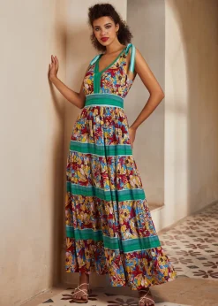 The Sunset Stroll Maxi Dress Petal Promenade Online