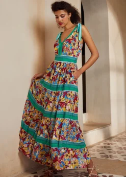 The Sunset Stroll Maxi Dress Petal Promenade Online