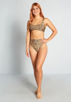 Fortune Swimwear, LLC The Tatianna Bikini Top Brown Leopard Sale