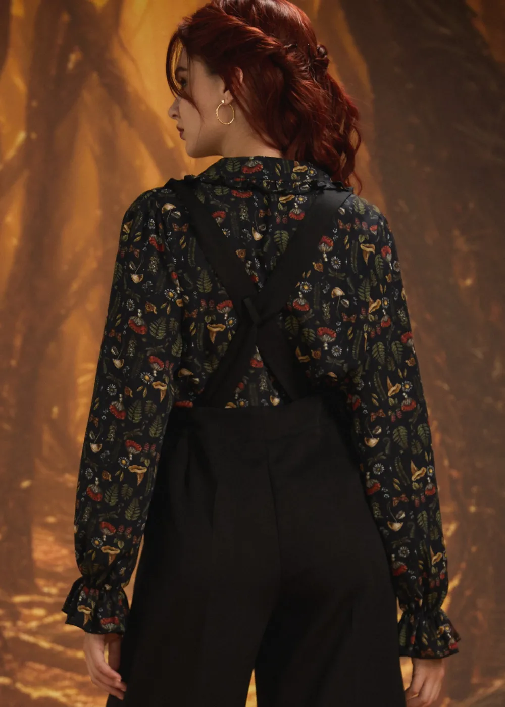 The Vive Ruffle Blouse Herbology Sale