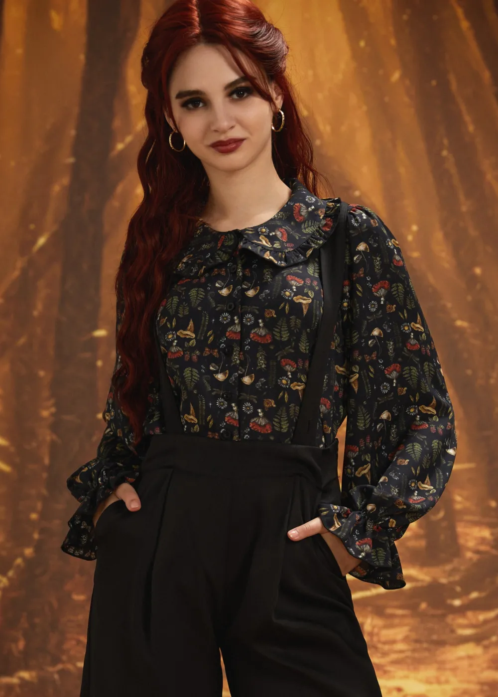The Vive Ruffle Blouse Herbology Sale