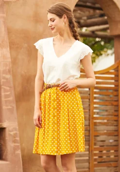 BTC Timeless Eyelet Tee White New