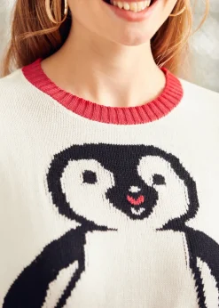 BTC Timeless Striped Tapestry Crewneck Sweater Buttercream Bliss Best