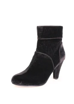 Topaz Velvet Booties Hot