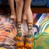 Tree of Life Sheer Crew Sock Discount