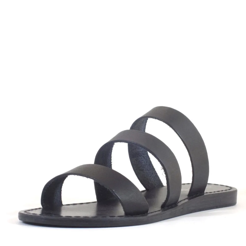 Trigg Leather Slides New