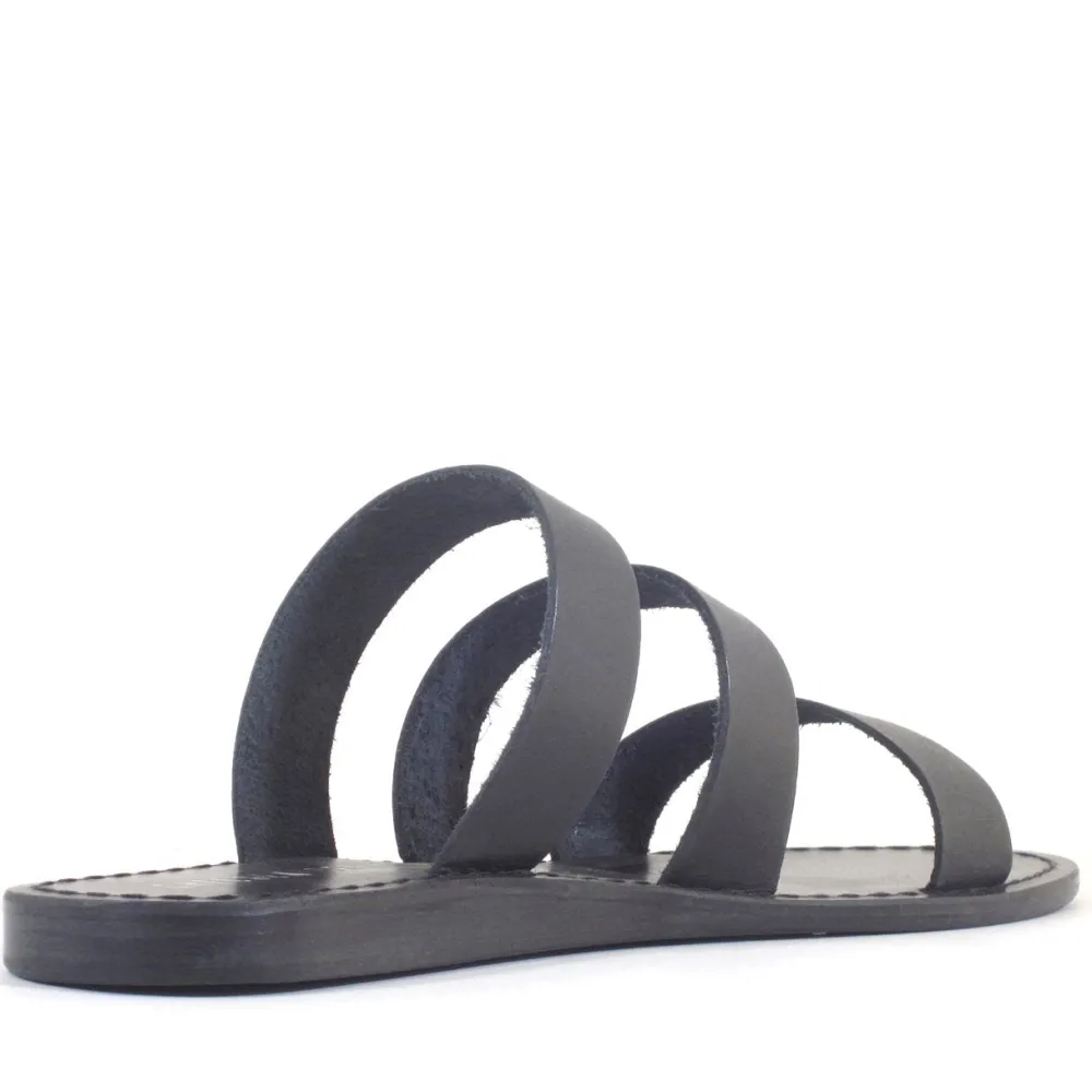 Trigg Leather Slides New