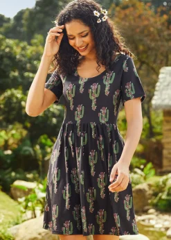 BTC Twilight Sonata Fit & Flare Dress Midnight Motif Discount