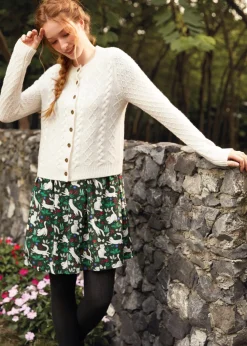 Twist & Shout Cable Cardigan Almost Almond Online