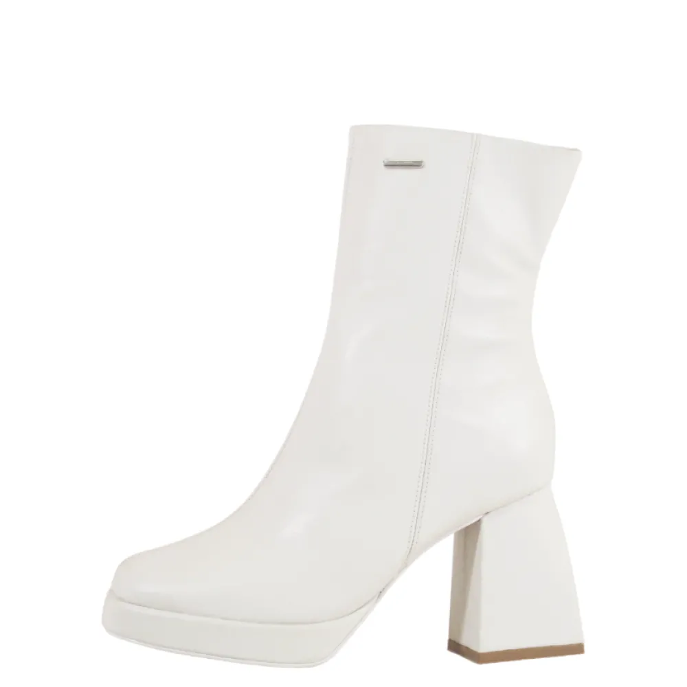 Valerie Molded Leather Booties Sale