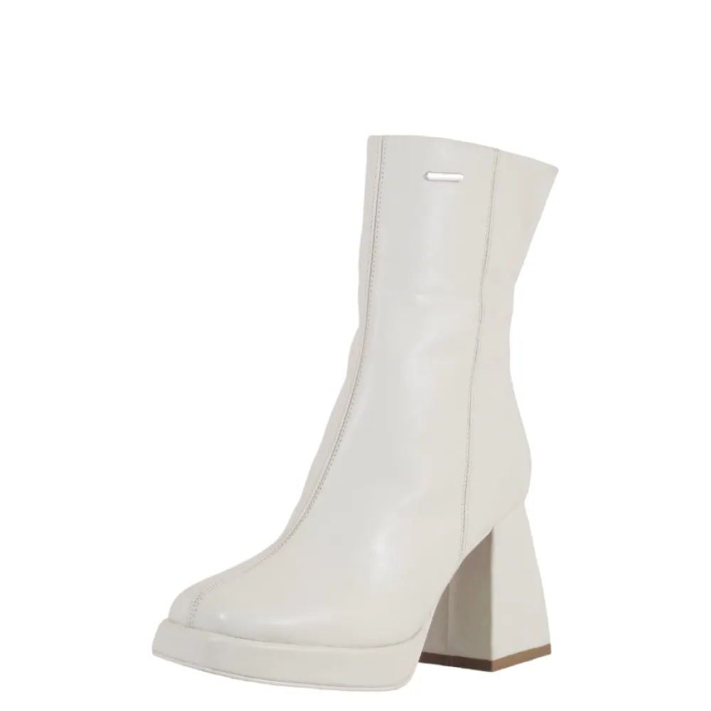 Valerie Molded Leather Booties Sale