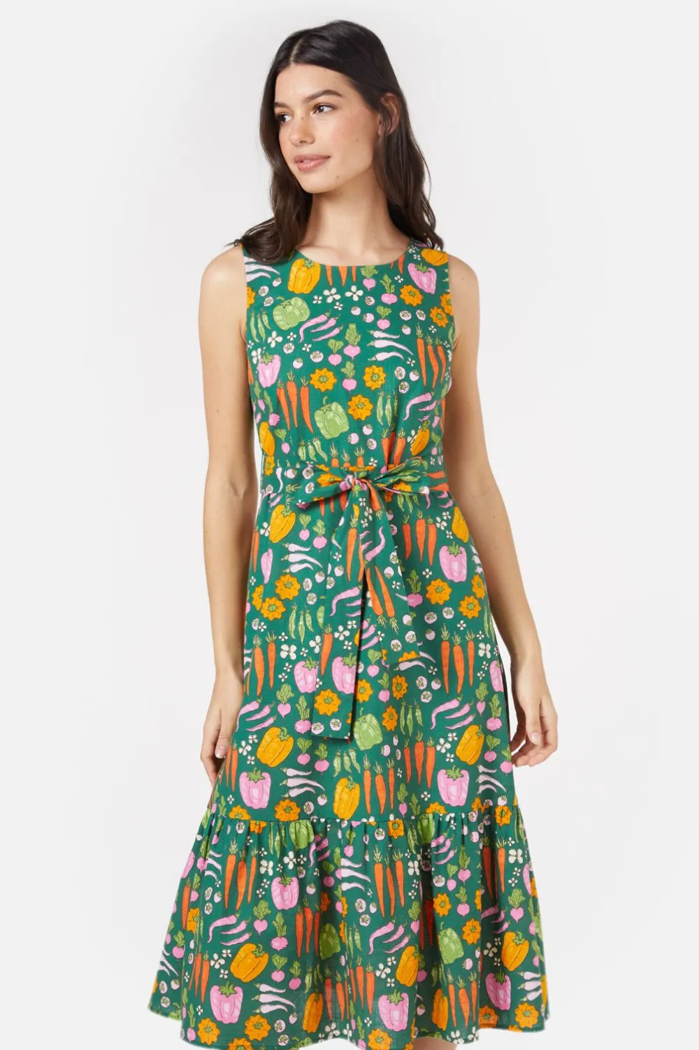 Veggie Patch Midi Dress Clearance