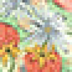 Vibrant Charm Faux-Wrap Dress Fruit Punch New