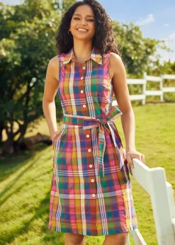 Vintage Voyage Shirt Dress Spectrum Shine Sale