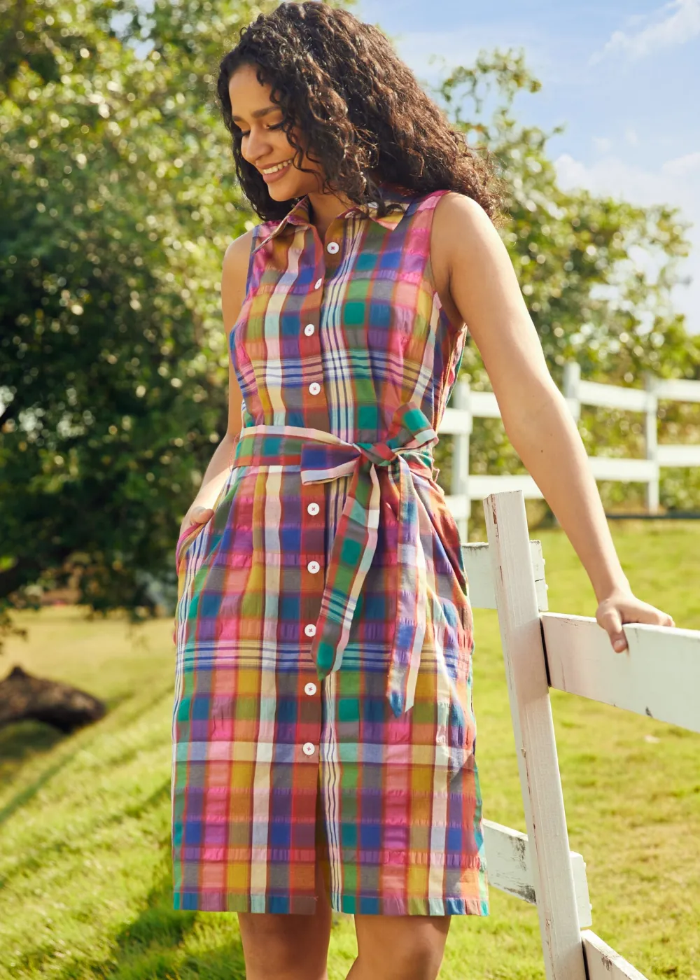 Vintage Voyage Shirt Dress Spectrum Shine Sale