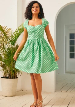 BTC Whispers of Sweetness Dress Green Dot Sale