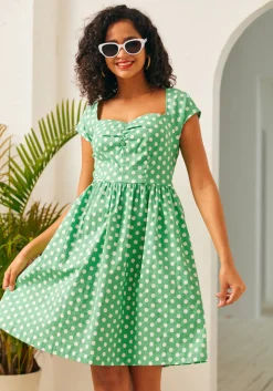 BTC Whispers of Sweetness Dress Green Dot Sale