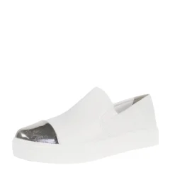 Wink Silver Toecap Sneakers WHITE Discount