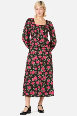 Winter Rose Midi Skirt Hot