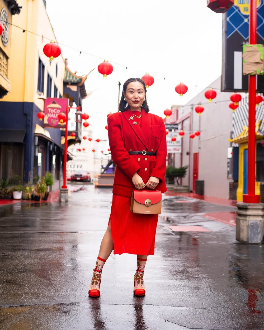 Year of the Dragon Sheer Crew Sock New