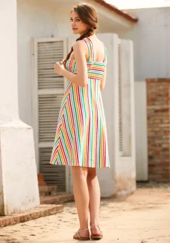 You've Yacht To Be Kidding Me Knit Midi Dress Rainbow Online