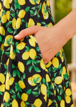 BTC Zest for Life Sweetheart Dress Lemon Clearance